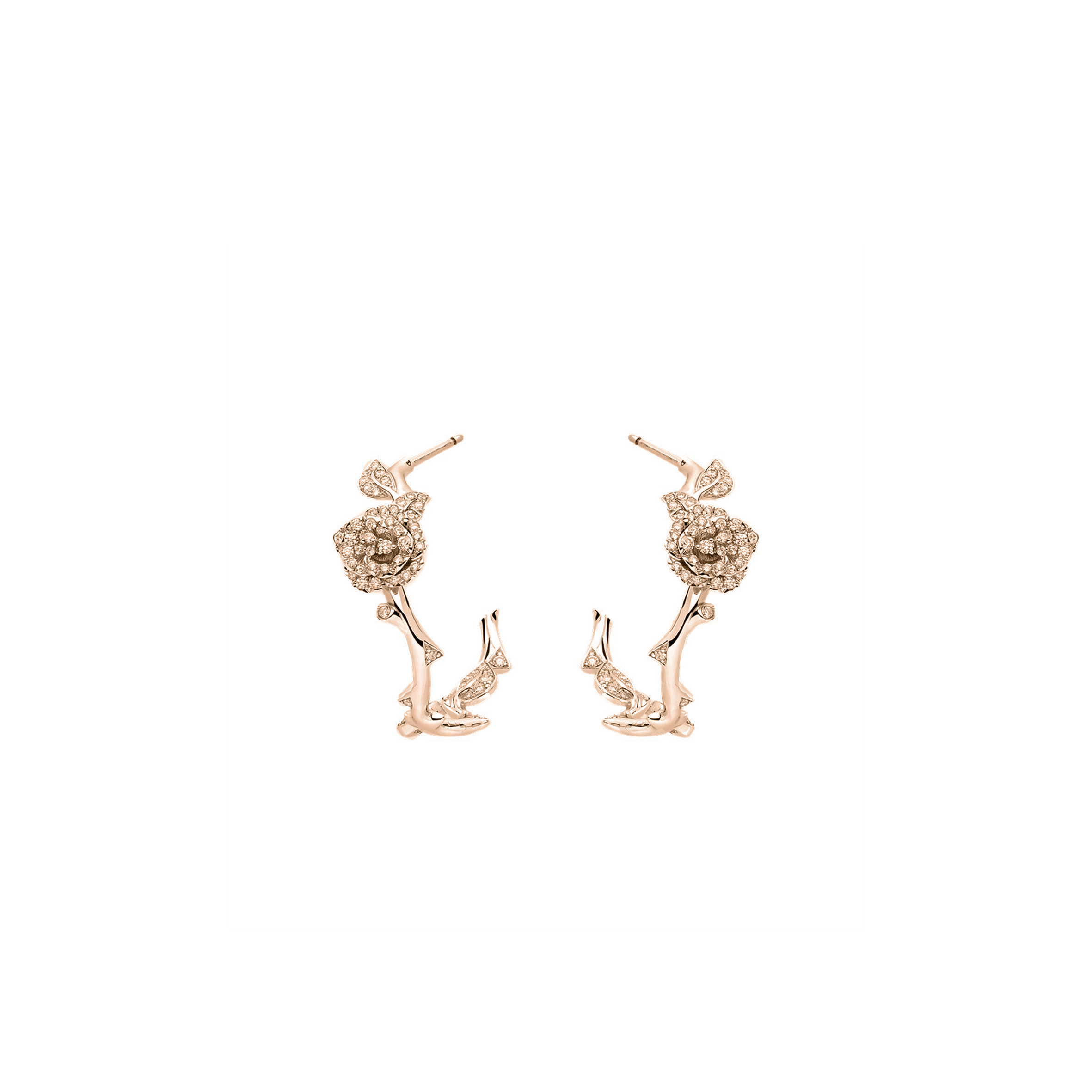 DIOR ROSE DIOR BAGATELLE EARRINGS JBAG94071_0000